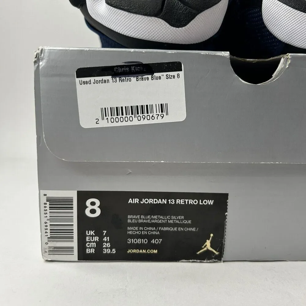 Nike Shoes Air Jordan 13 Retro Low “Brave Blue” 2024